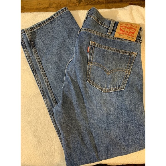 Levi’s 505 Mens 38x32 Jeans NWOT - Picture 2 of 7